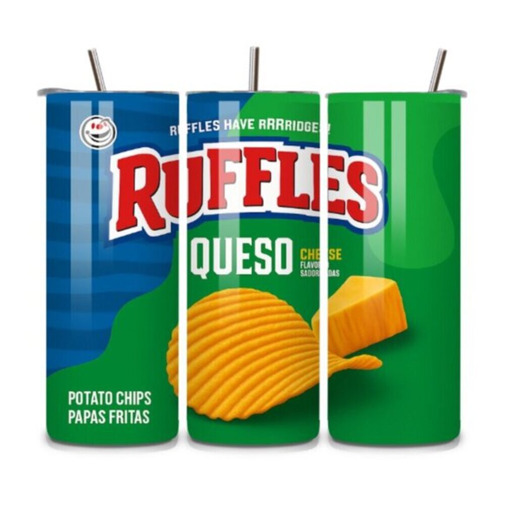Ruffles Queso 20oz Stainless Steel Tumbler
